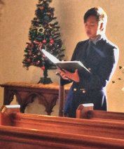 Tom Woodman as soloist :  Festival of Nine Lessons and Carols, 21 December 2014